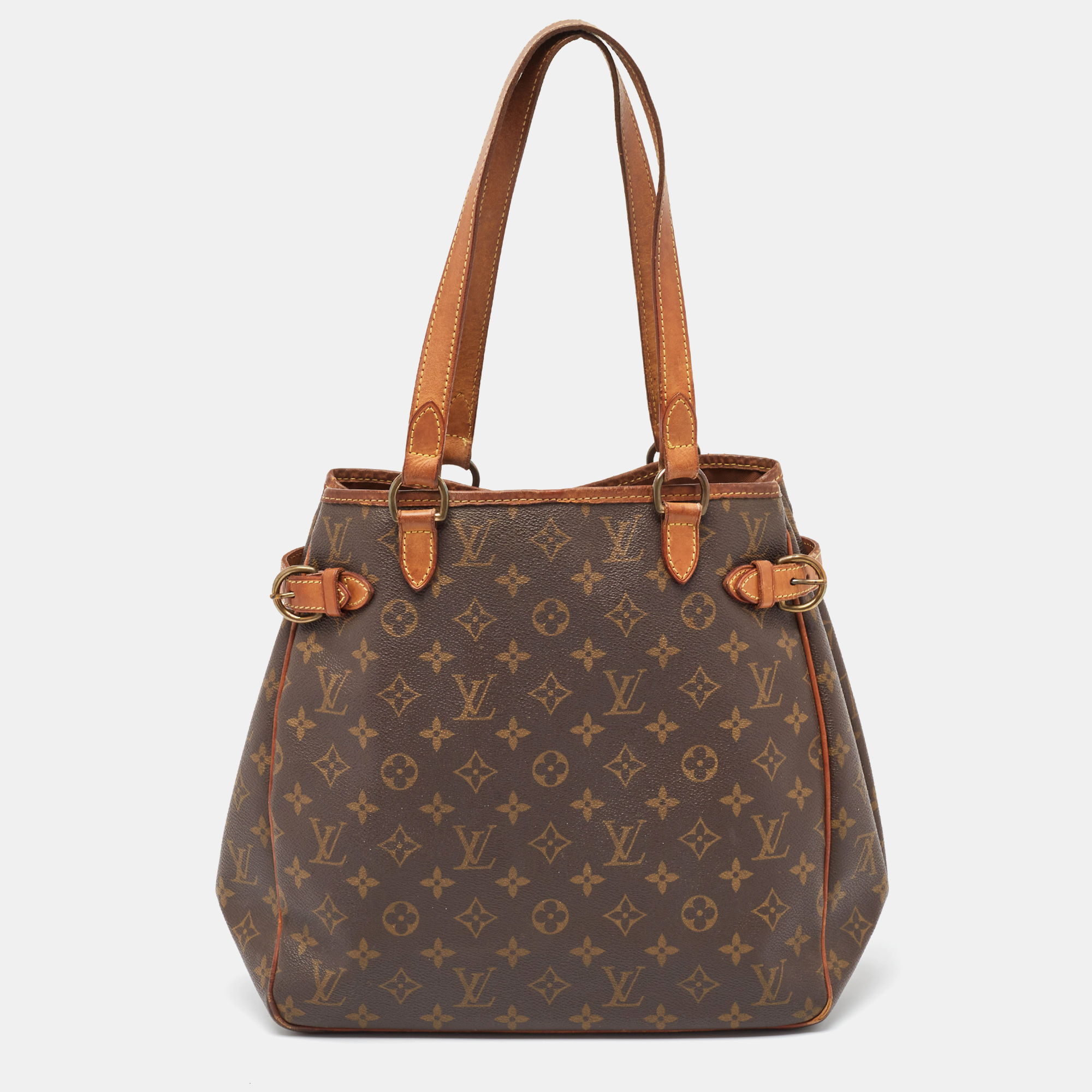 

Louis Vuitton Monogram Canvas Batignolles Vertical Bag, Brown