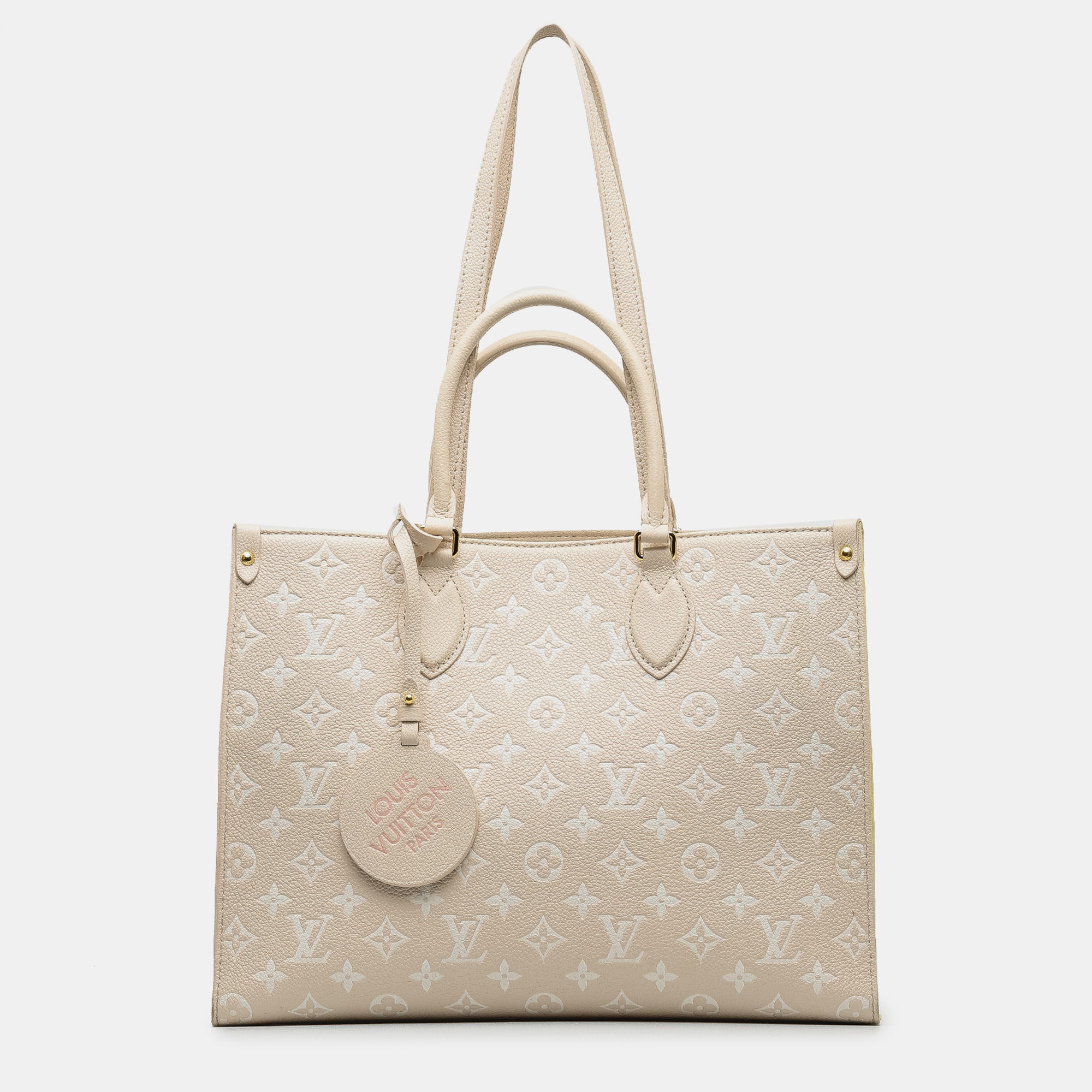 

Louis Vuitton Monogram Empreinte Spring In The City Onthego MM, Beige