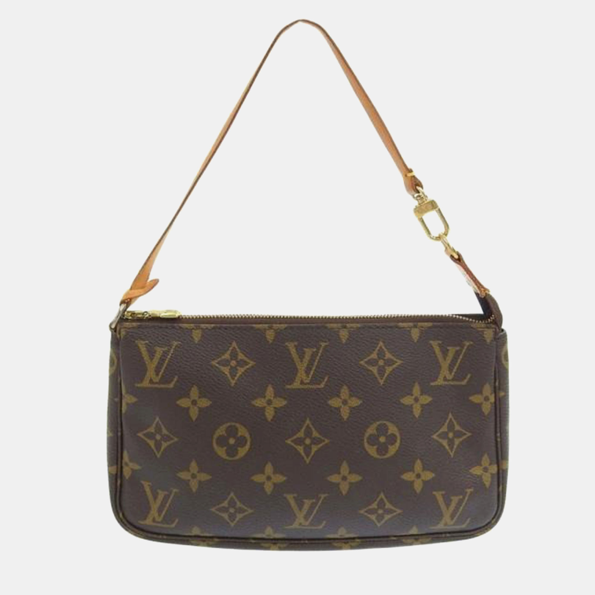 Crafted with exquisite precision this timeless Louis Vuitton clutch combines luxury with practicality ensuring you make a chic statement at every soirée.