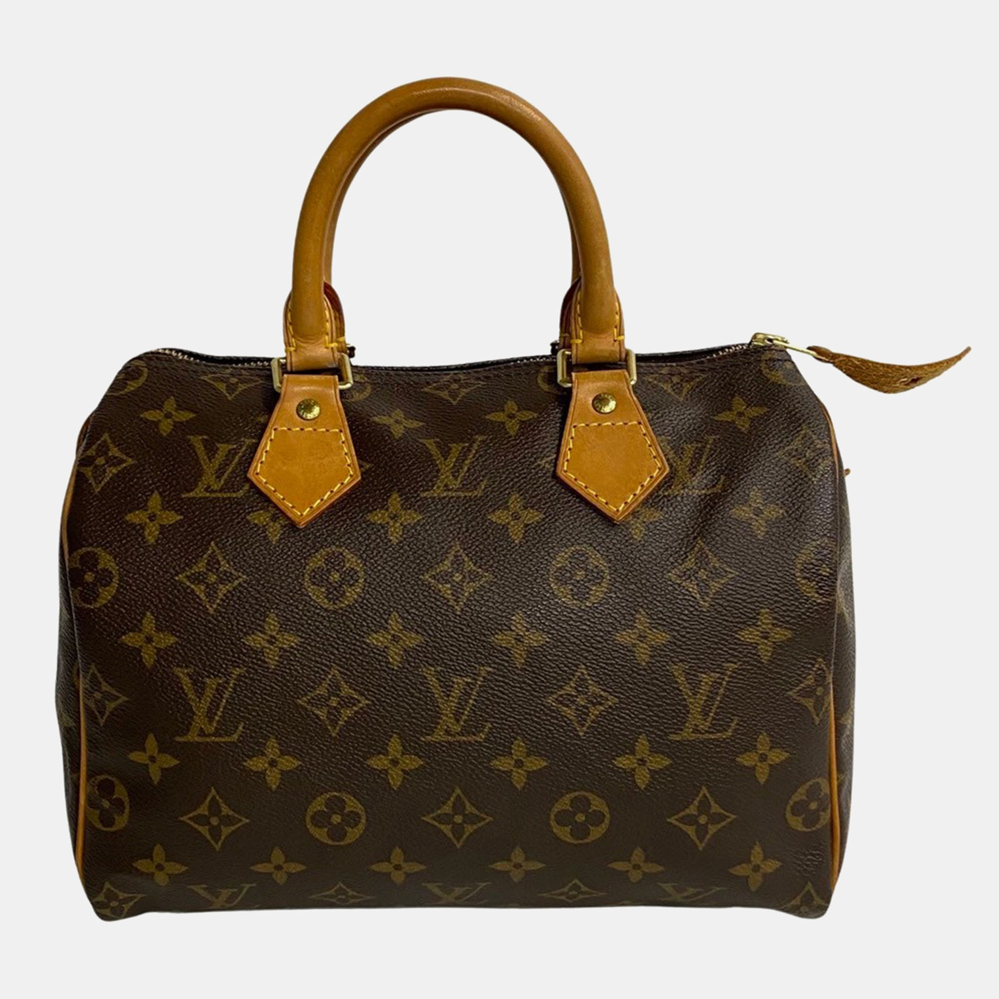 

Louis Vuitton Brown Monogram Canvas Speedy 25 Satchel