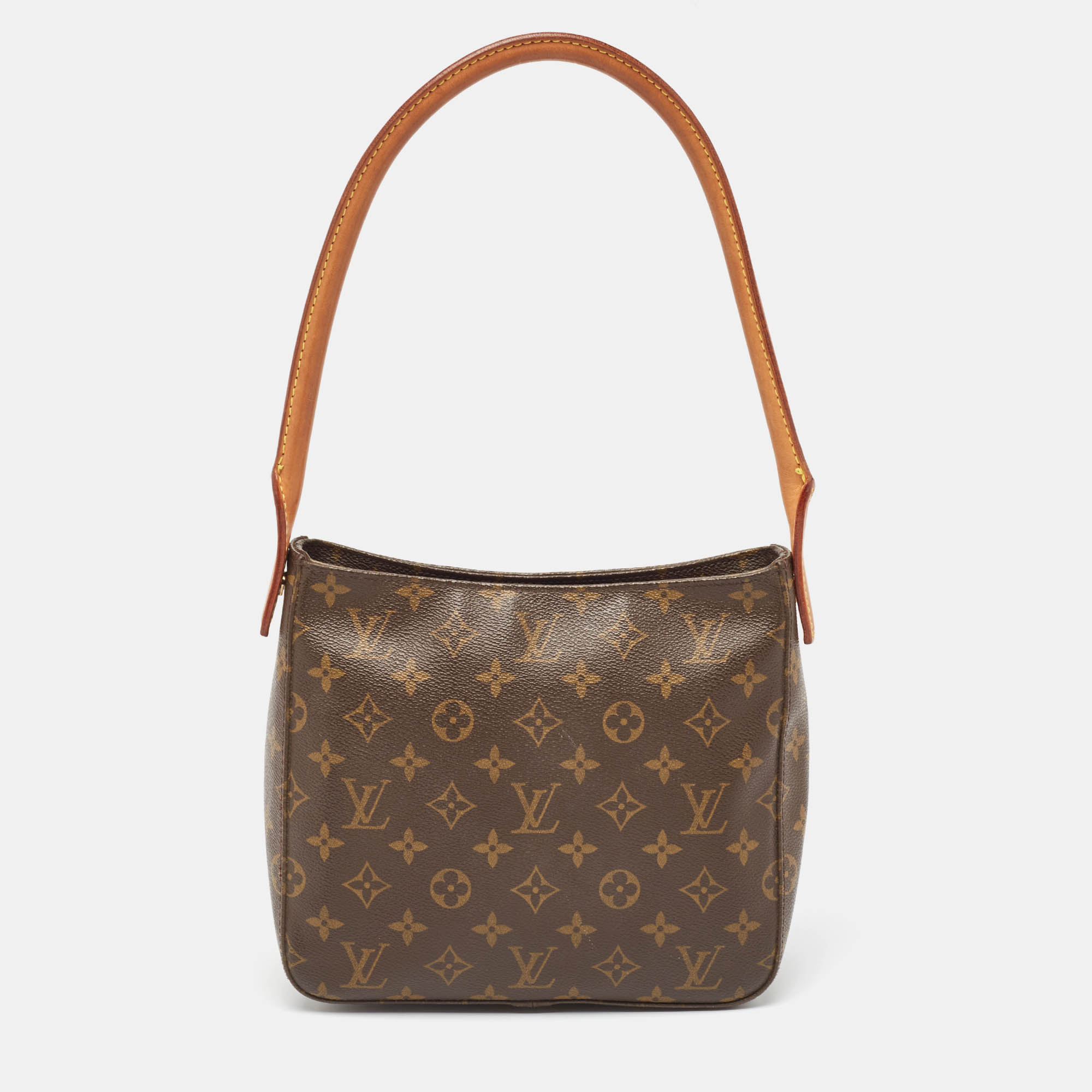 

Louis Vuitton Monogram Canvas Looping MM Bag, Brown