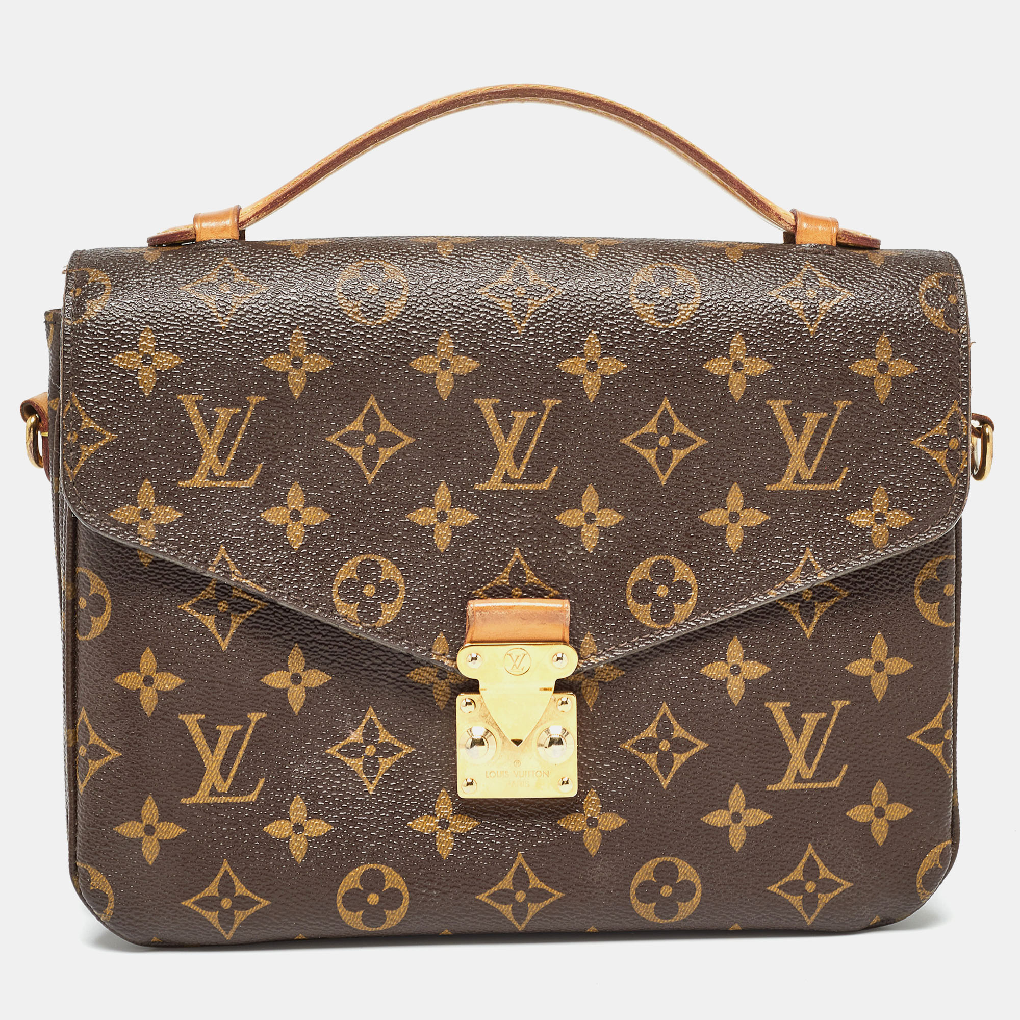 

Louis Vuitton Monogram Canvas Pochette Metis Bag, Brown