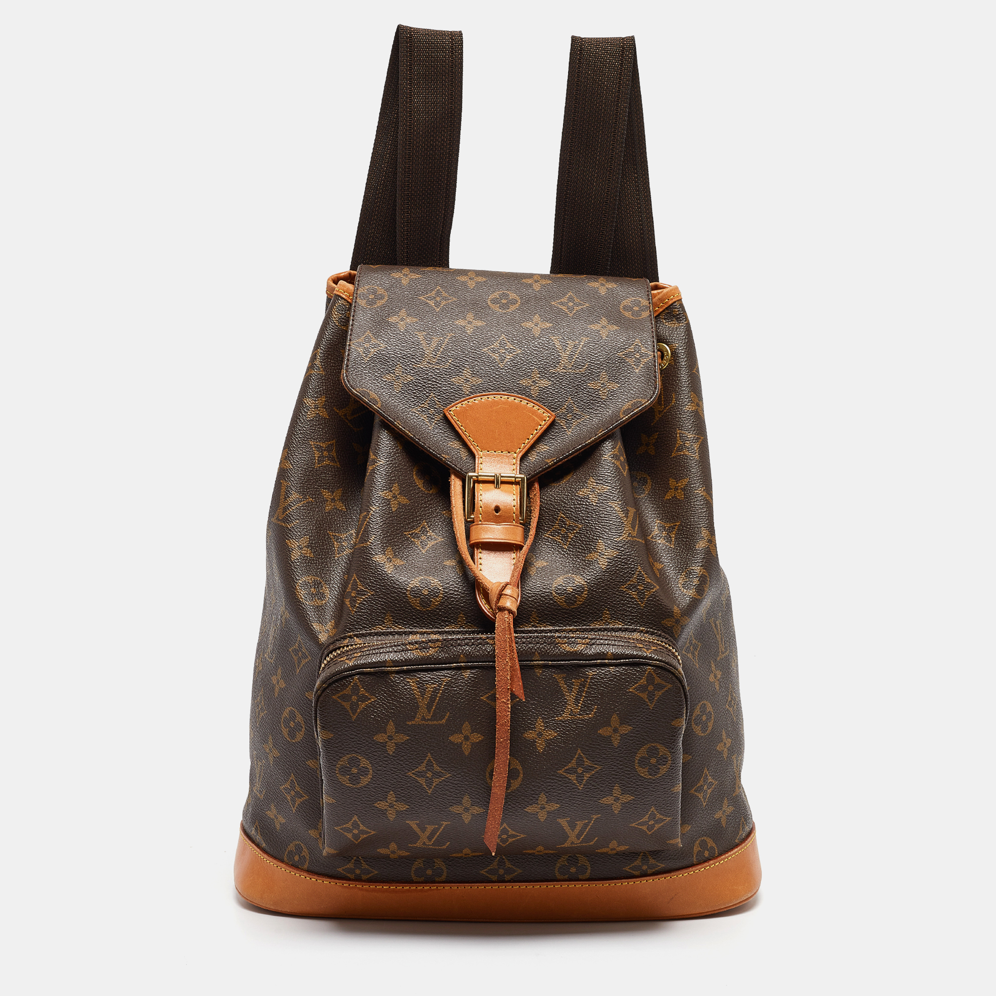 

Louis Vuitton Monogram Canvas Montsouris GM Bag, Brown