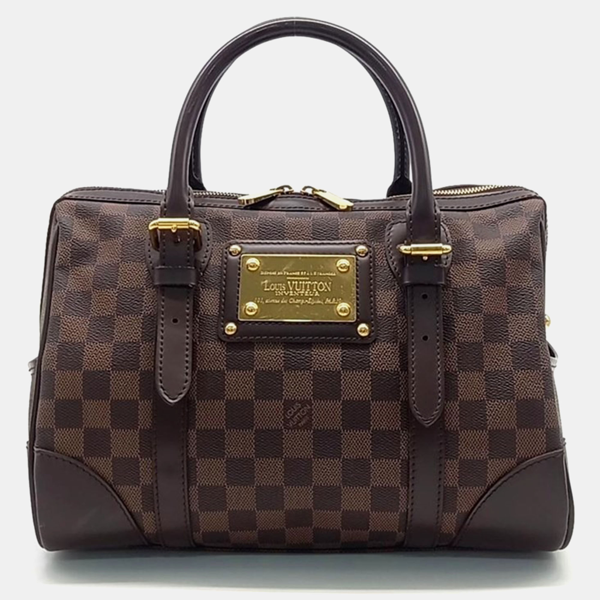 

Louis Vuitton Brown Damier Ebene Canvas Berkley Tote Bag