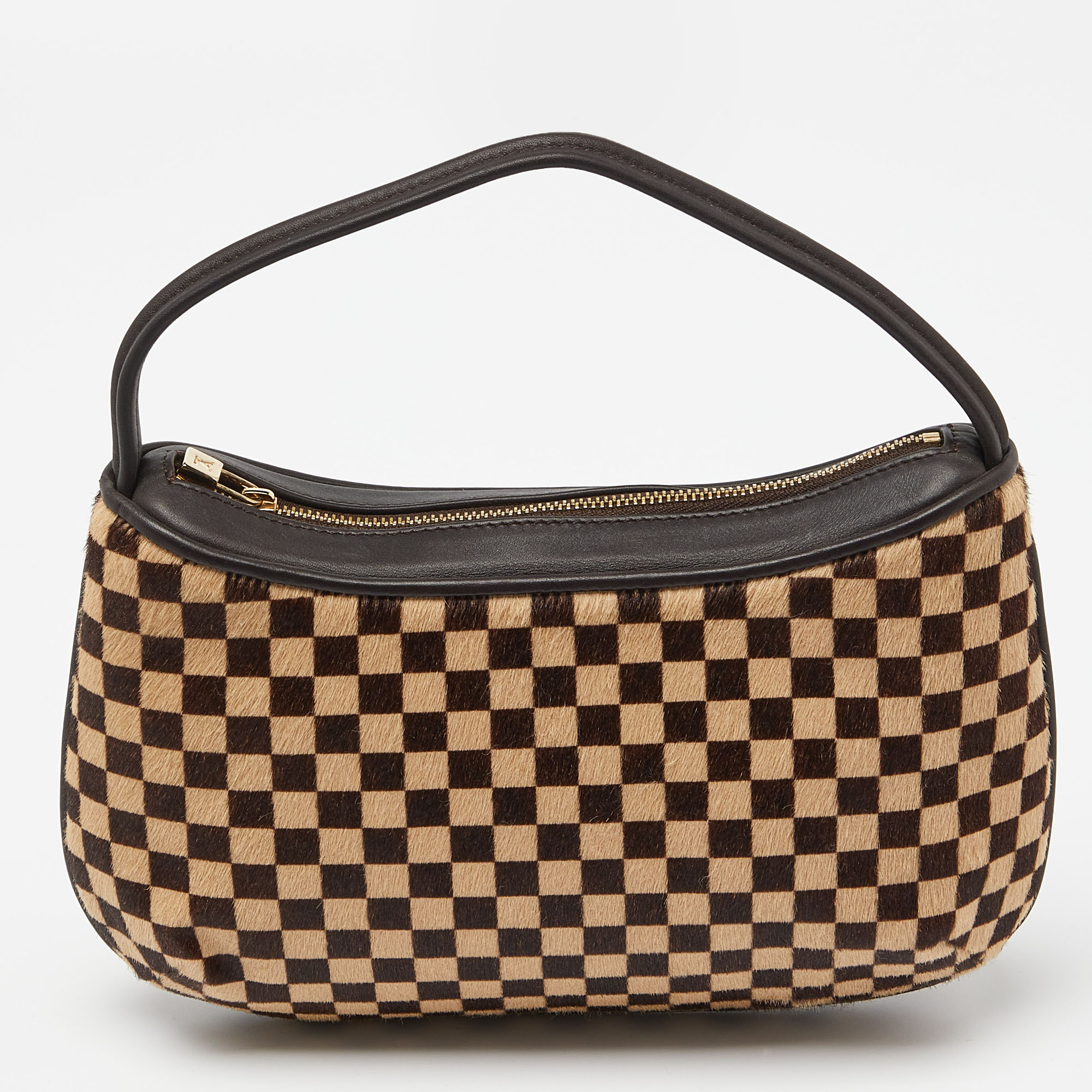 

Louis Vuitton Damier Calfhair and Leather Limited Edition Sauvage Tigre Bag, Brown