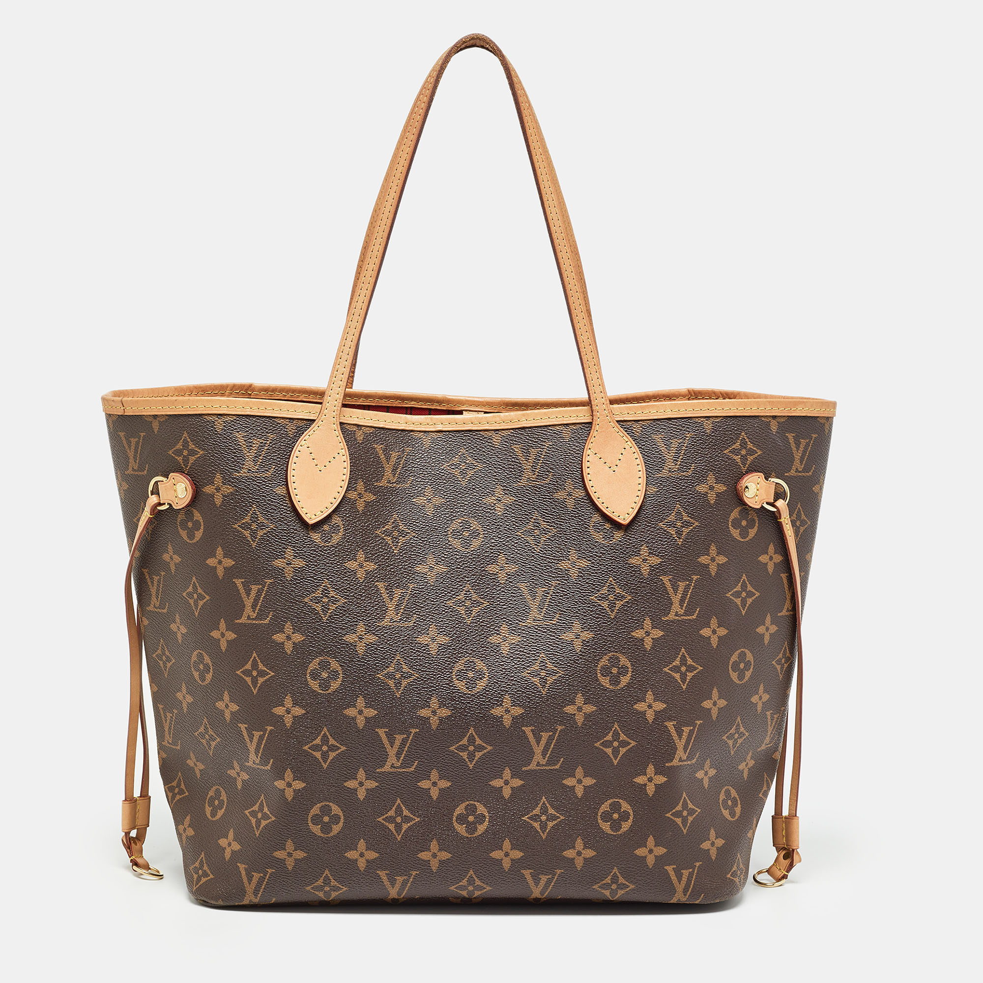 

Louis Vuitton Monogram Canvas Neverfull MM Bag, Brown