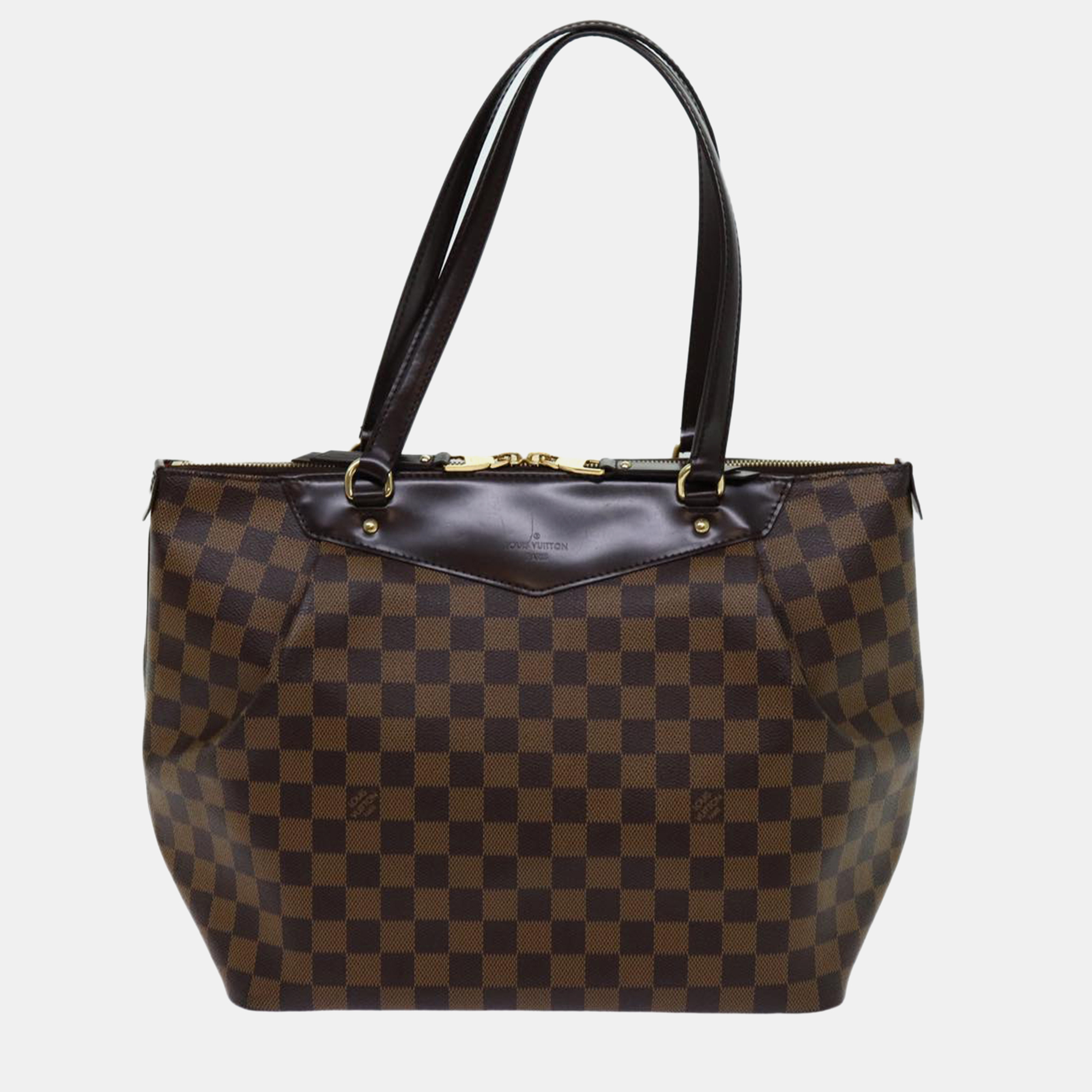 Pre-owned Louis Vuitton Brown Canvas Westminster Tote Bag