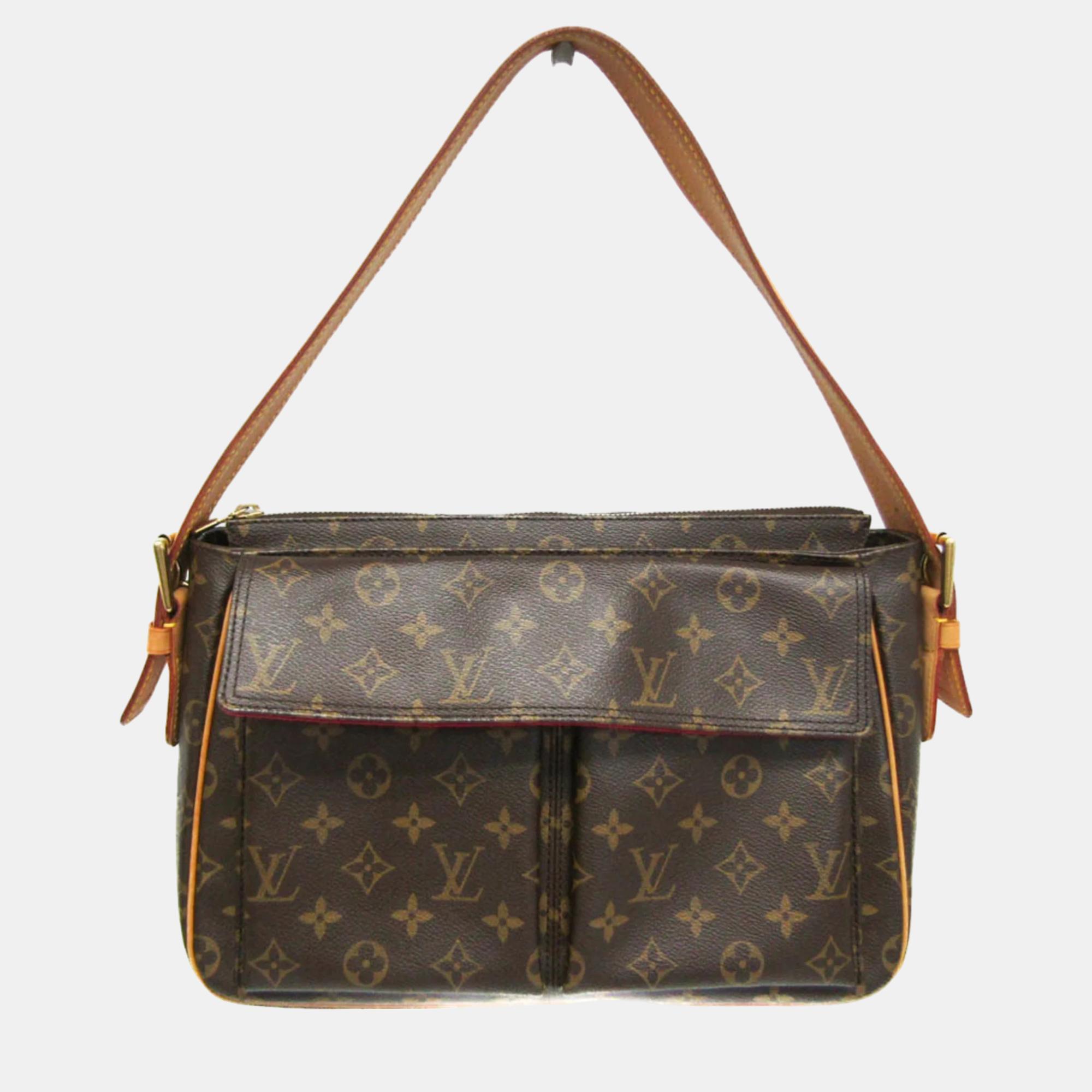 

Louis Vuitton Monogram Viva Cite GM Shoulder Bag, Brown