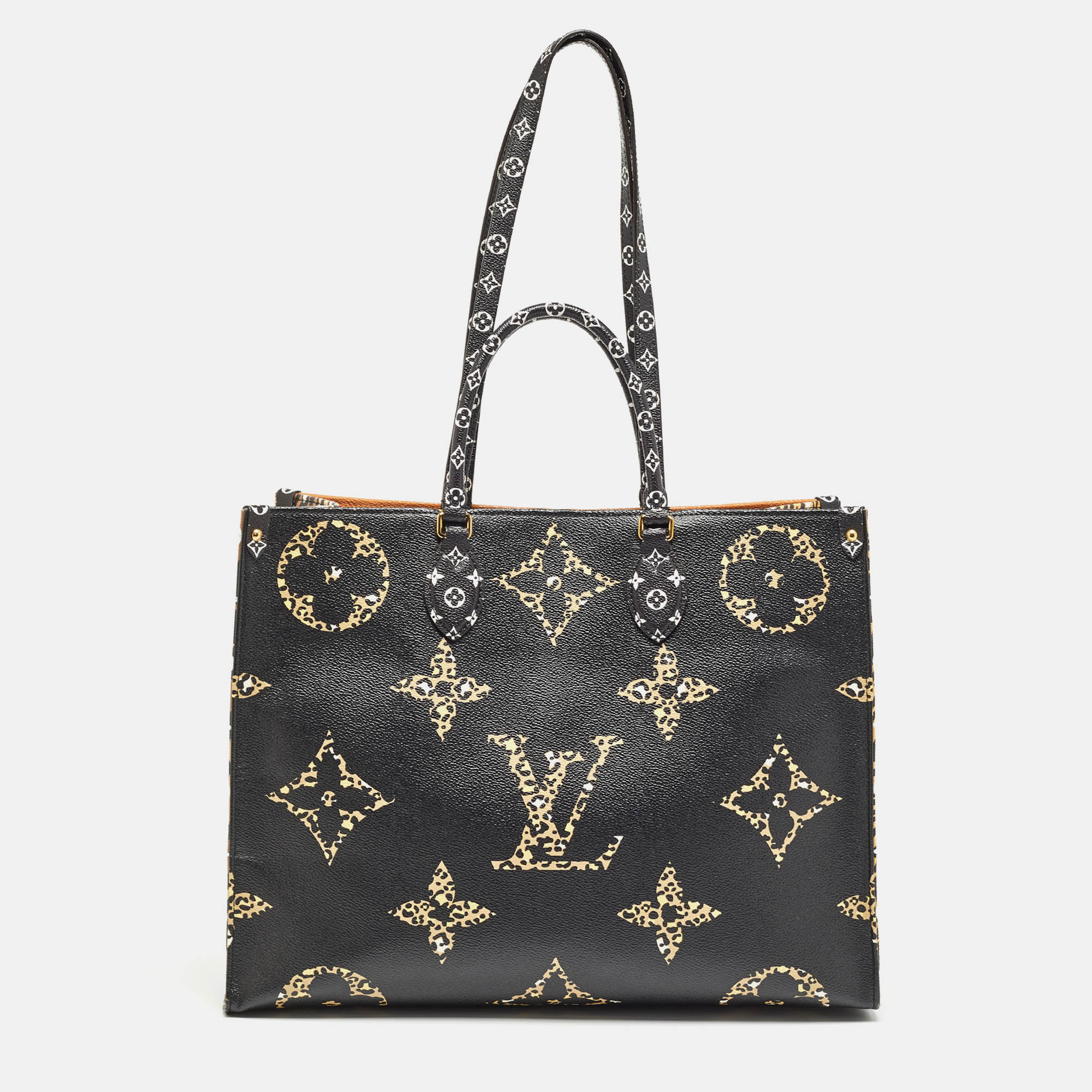 

Louis Vuitton Black Monogram Giant Jungle Canvas Onthego GM Bag