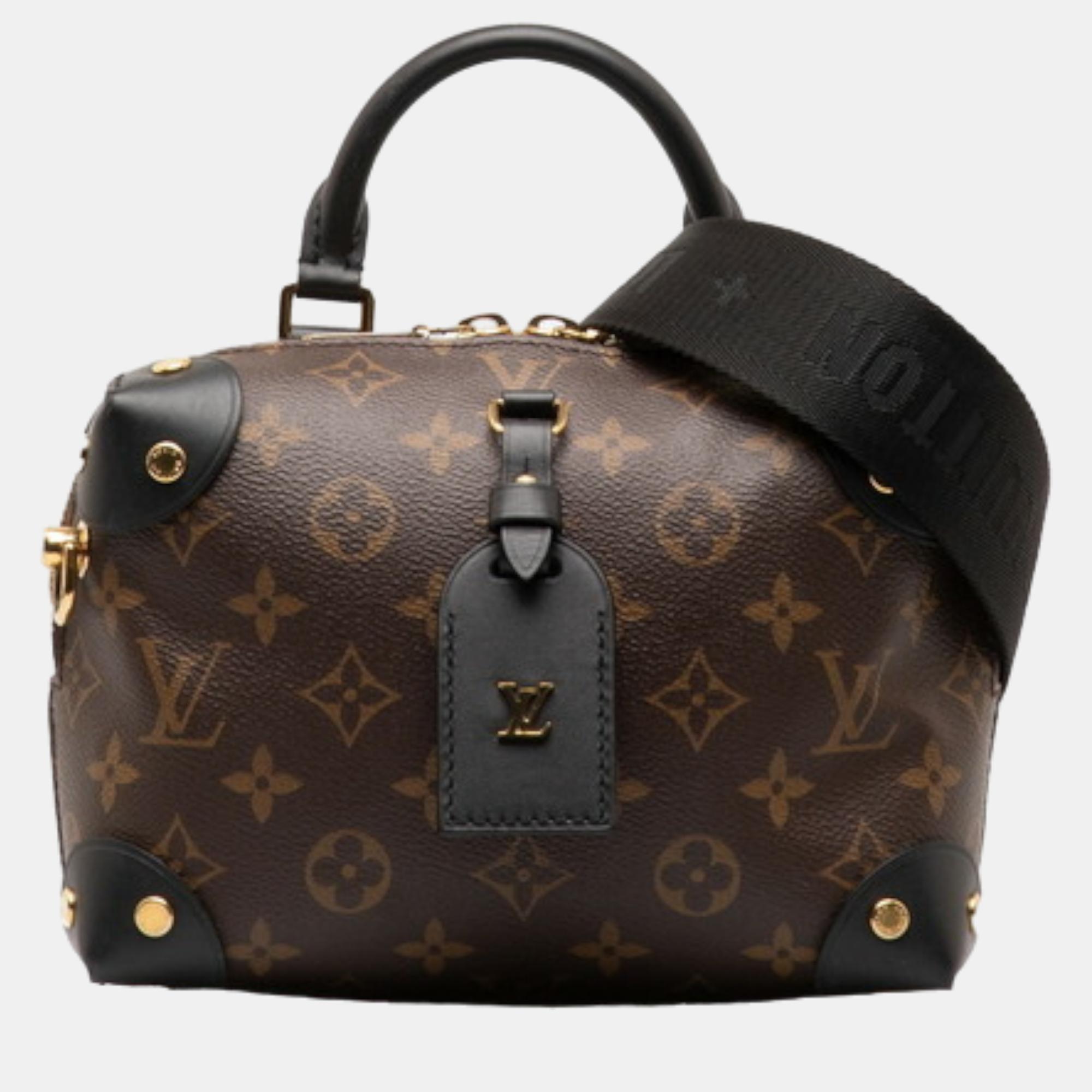 

Louis Vuitton Brown Monogram Canvas  Lock Messenger Bag