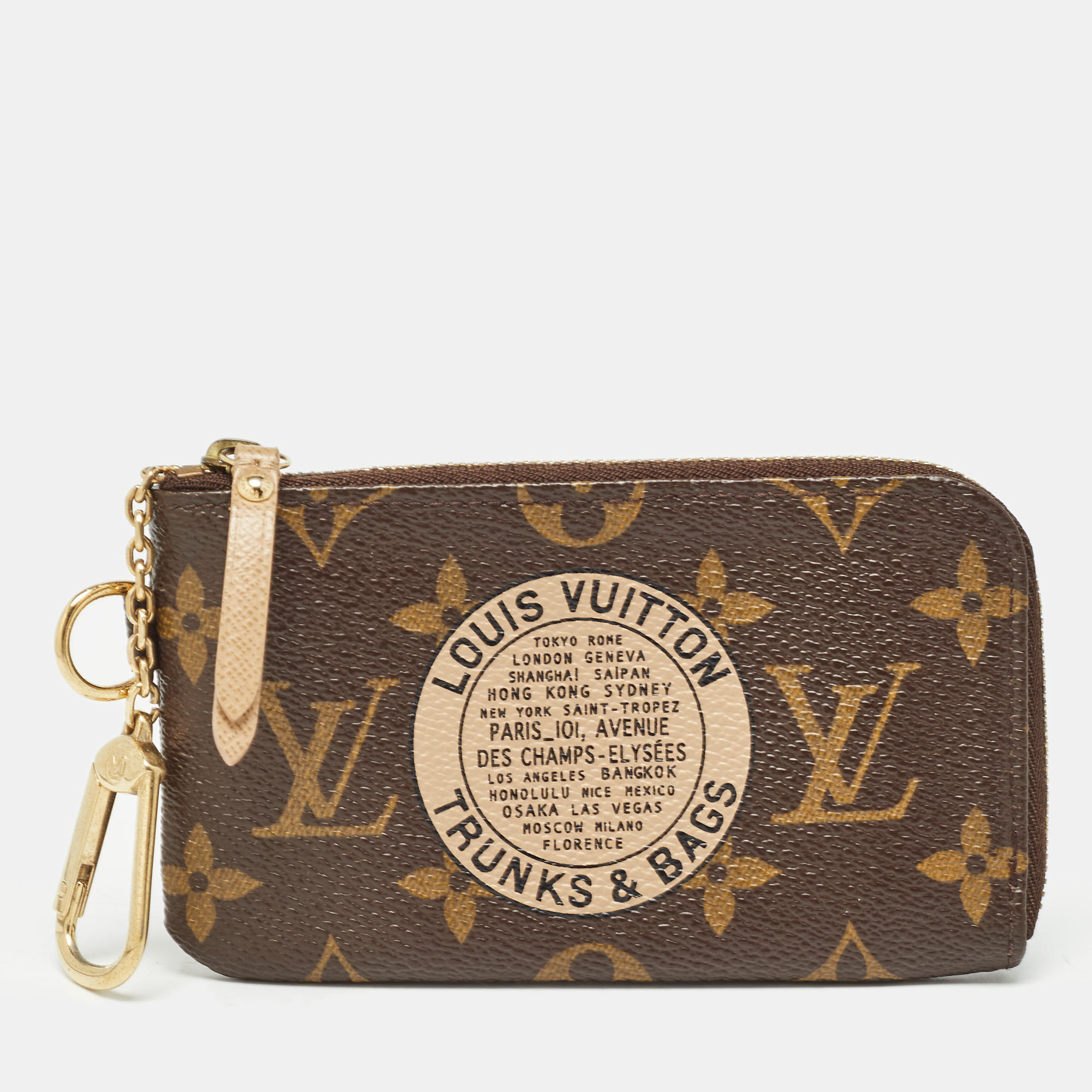 

Louis Vuitton Monogram Canvas Complice Trunks and Bags Wallet, Brown