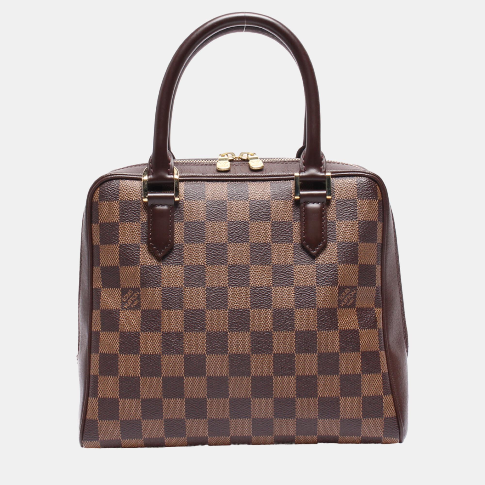 

Louis Vuitton Brown Damier Ebene Canvas Brera Satchel