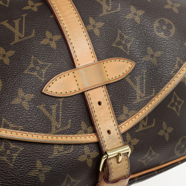 Louis Vuitton Saumur Messenger Monogram Legacy PM Brown in Coated  Canvas/Leather with Aged Gold-tone - US