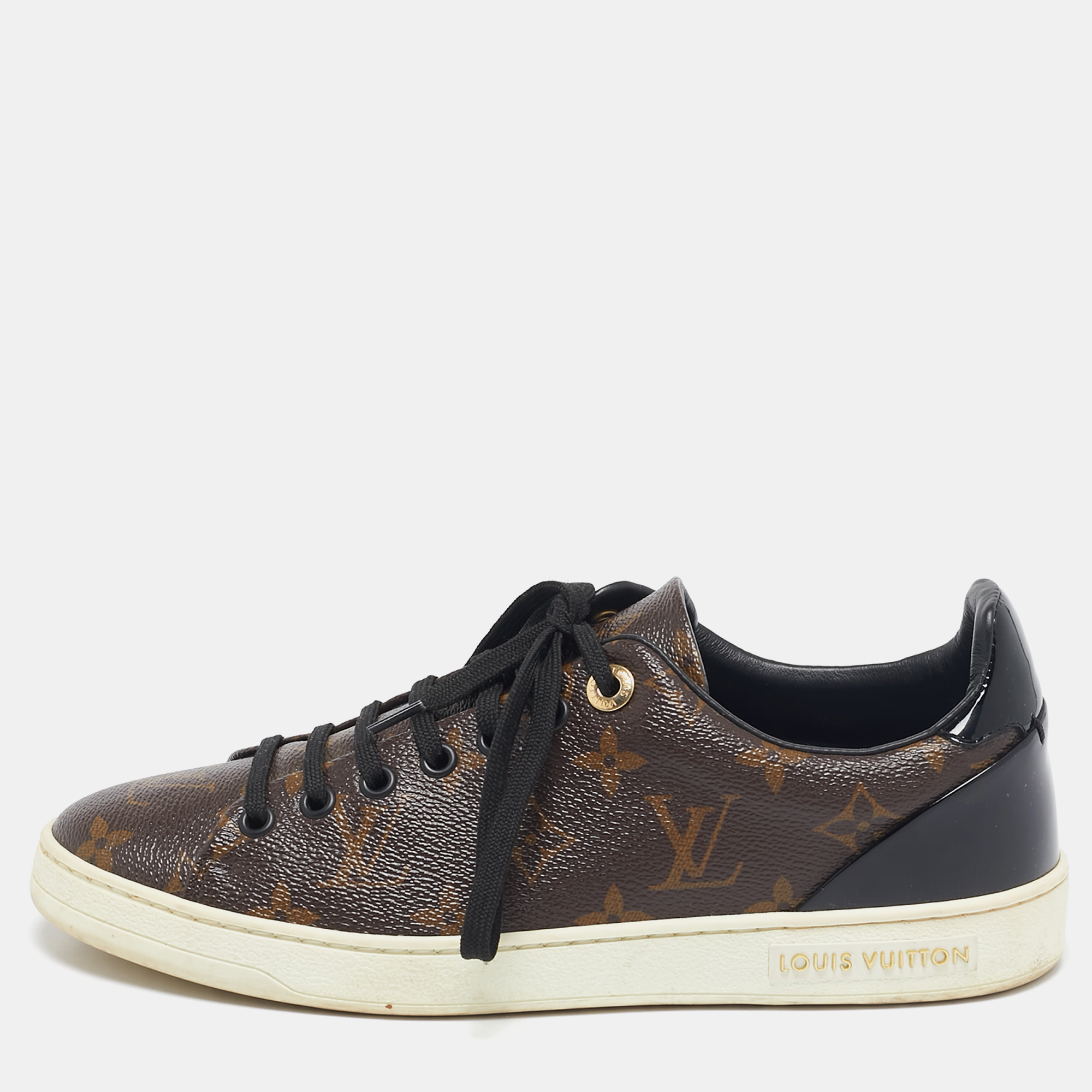 

Louis Vuitton Monogram Canvas Frontrow Sneakers Size, Brown