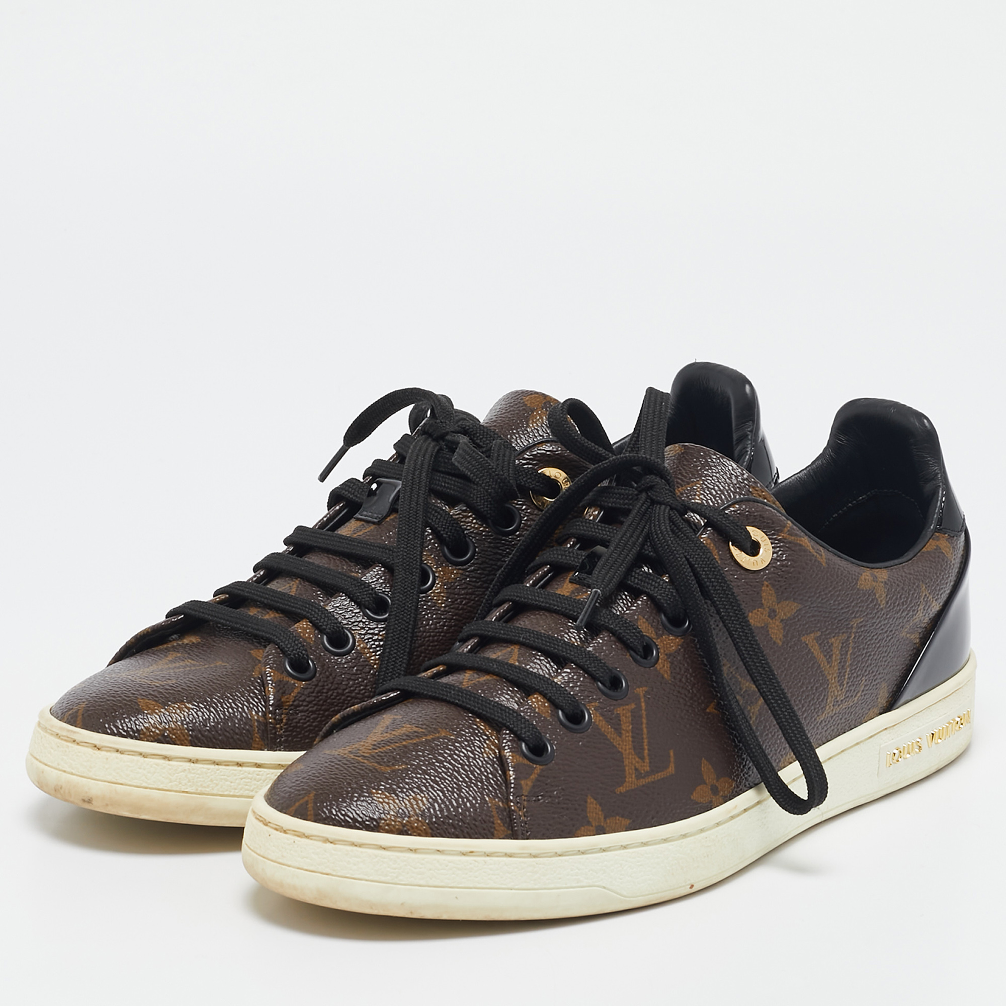 Louis Vuitton Monogram Canvas Frontrow Sneakers Size 38 
