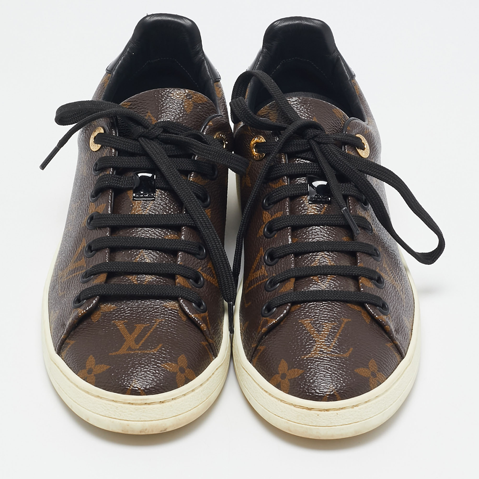 Louis Vuitton Monogram Canvas Frontrow Sneakers Size 38 