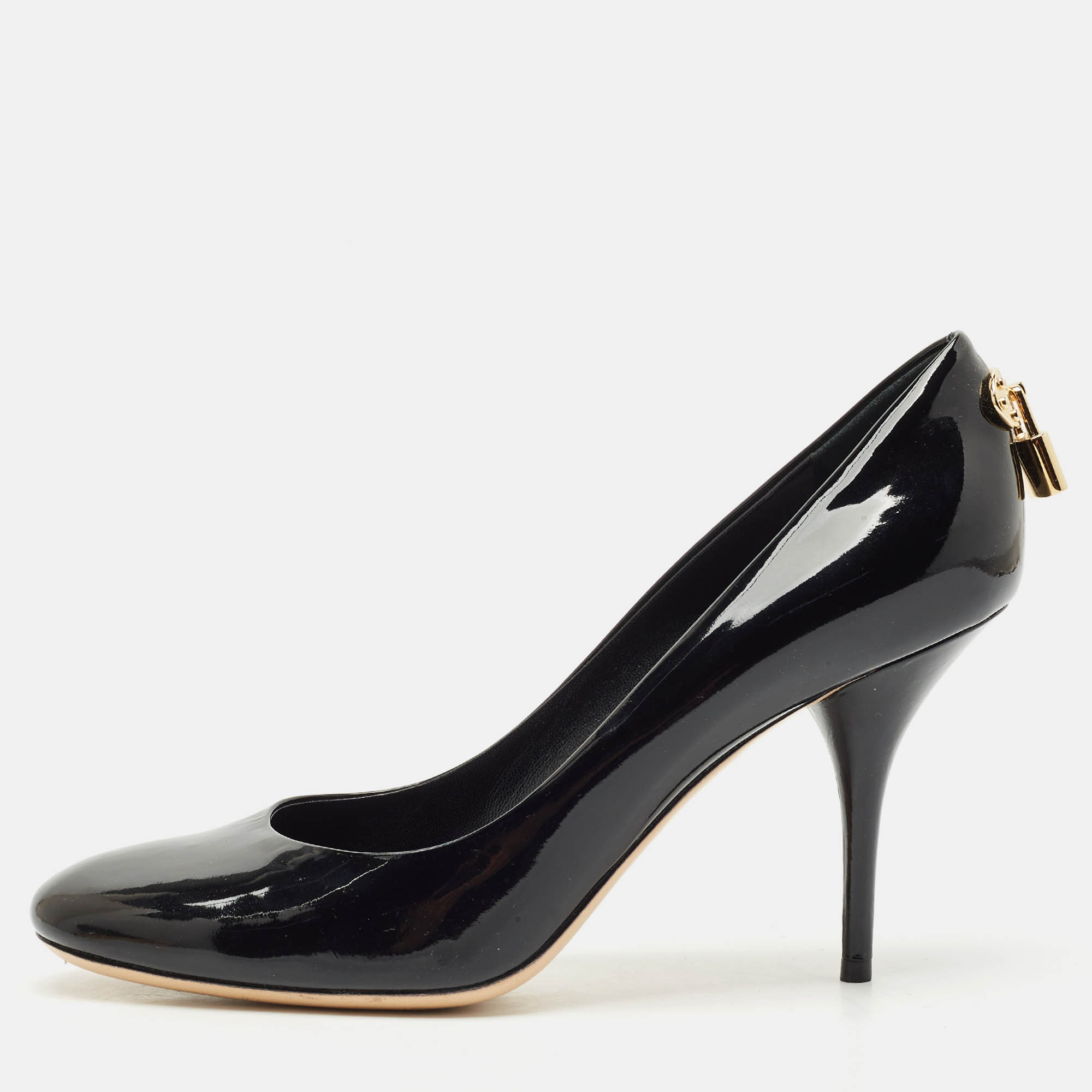 

Louis Vuitton Black Patent Leather Oh Really! Pumps Size