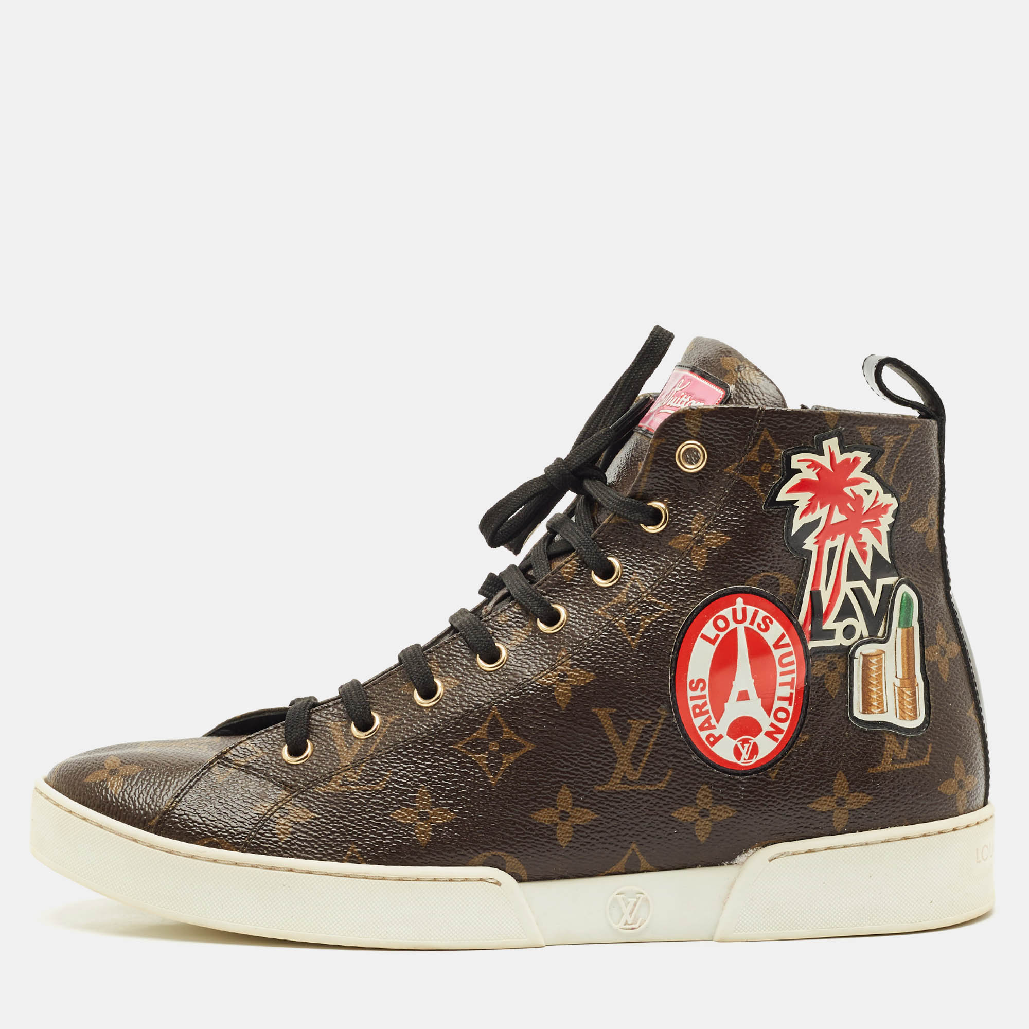 

Louis Vuitton Monogram Canvas World Tour Sneakers Size, Brown