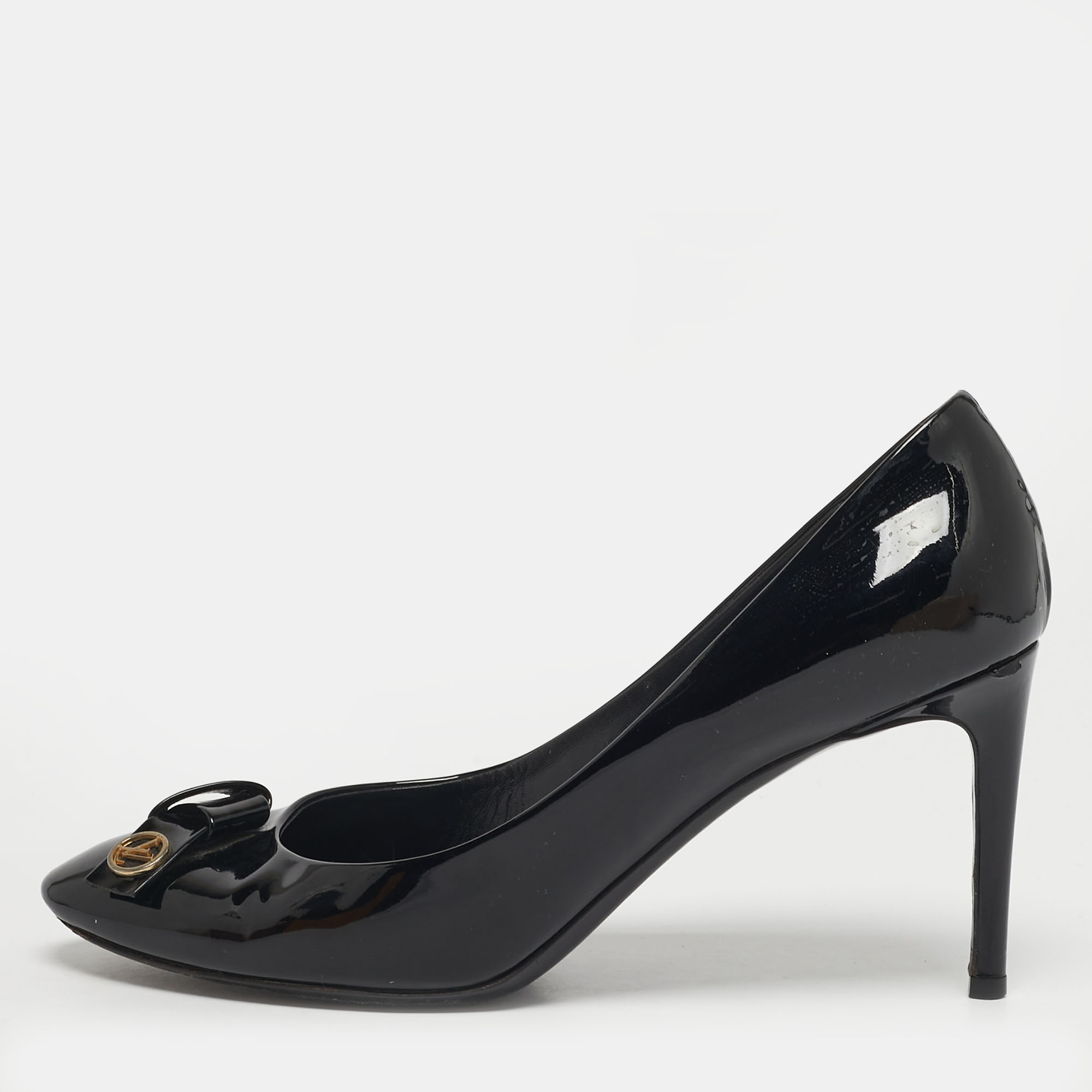 

Louis Vuitton Fiance Size  Black Patent Leather Pumps