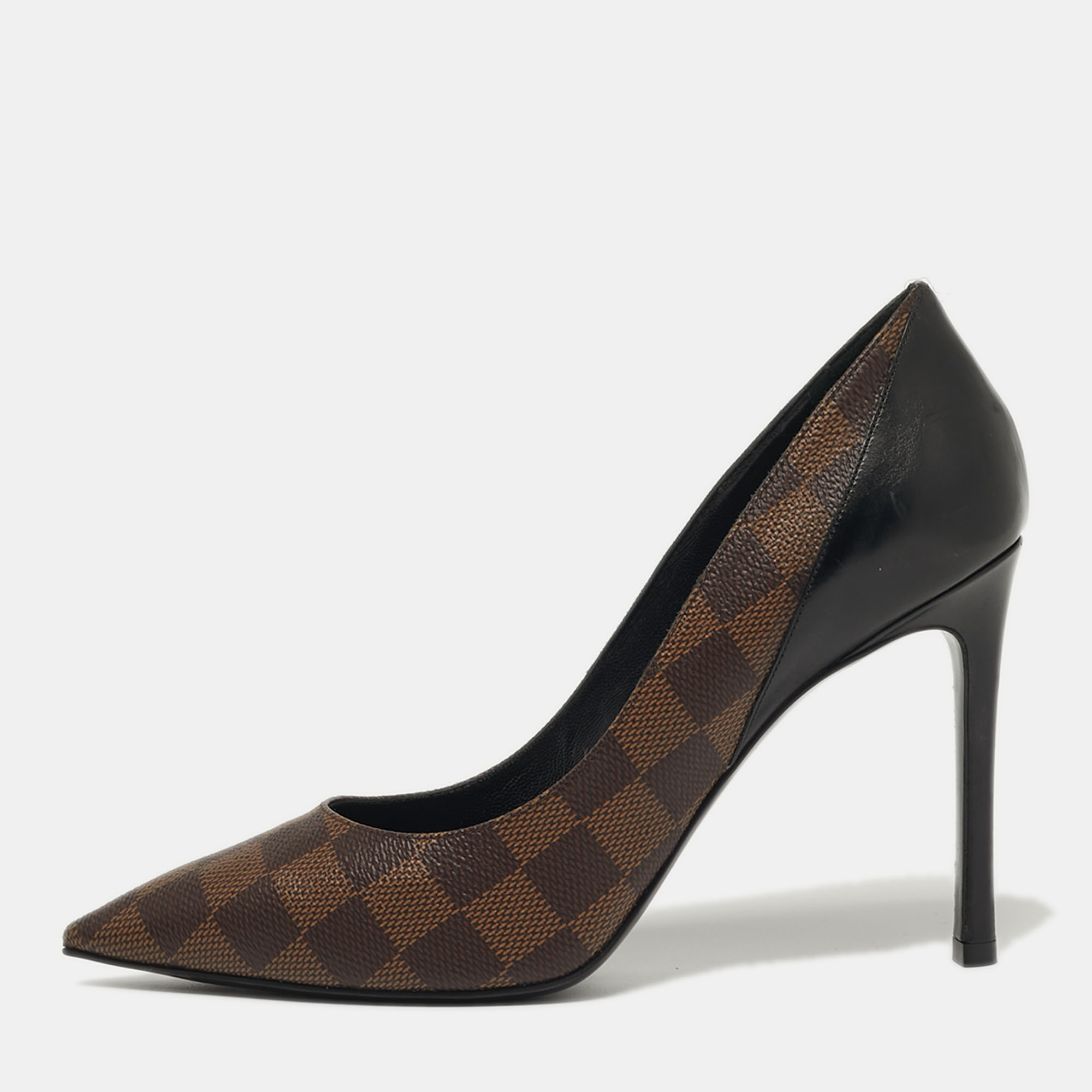 

Louis Vuitton Chérie Size  Brown Monogram Canvas and Leather Pumps
