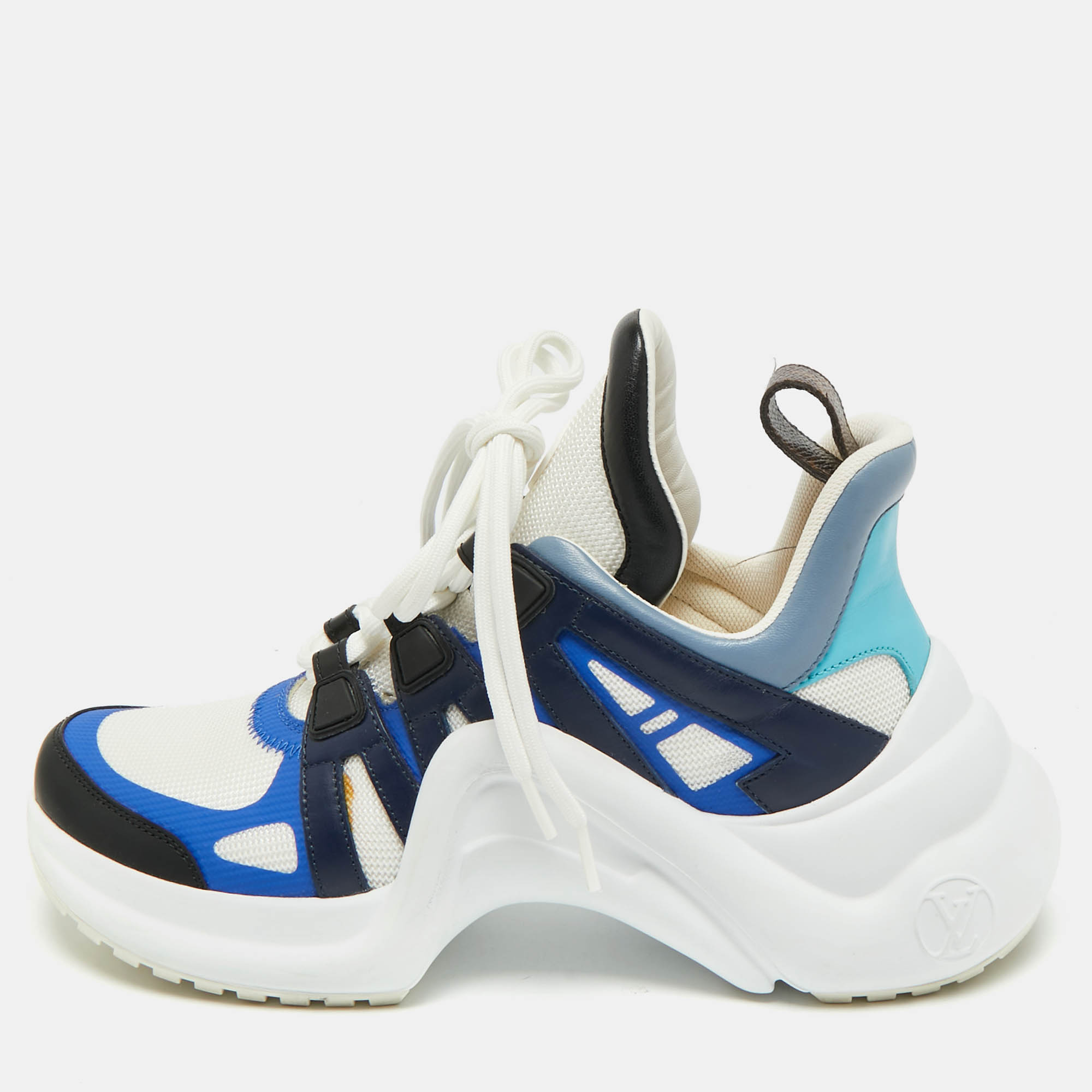 

Louis Vuitton Archlight Size  Multicolor Canvas and Mesh Lace Up Sneakers