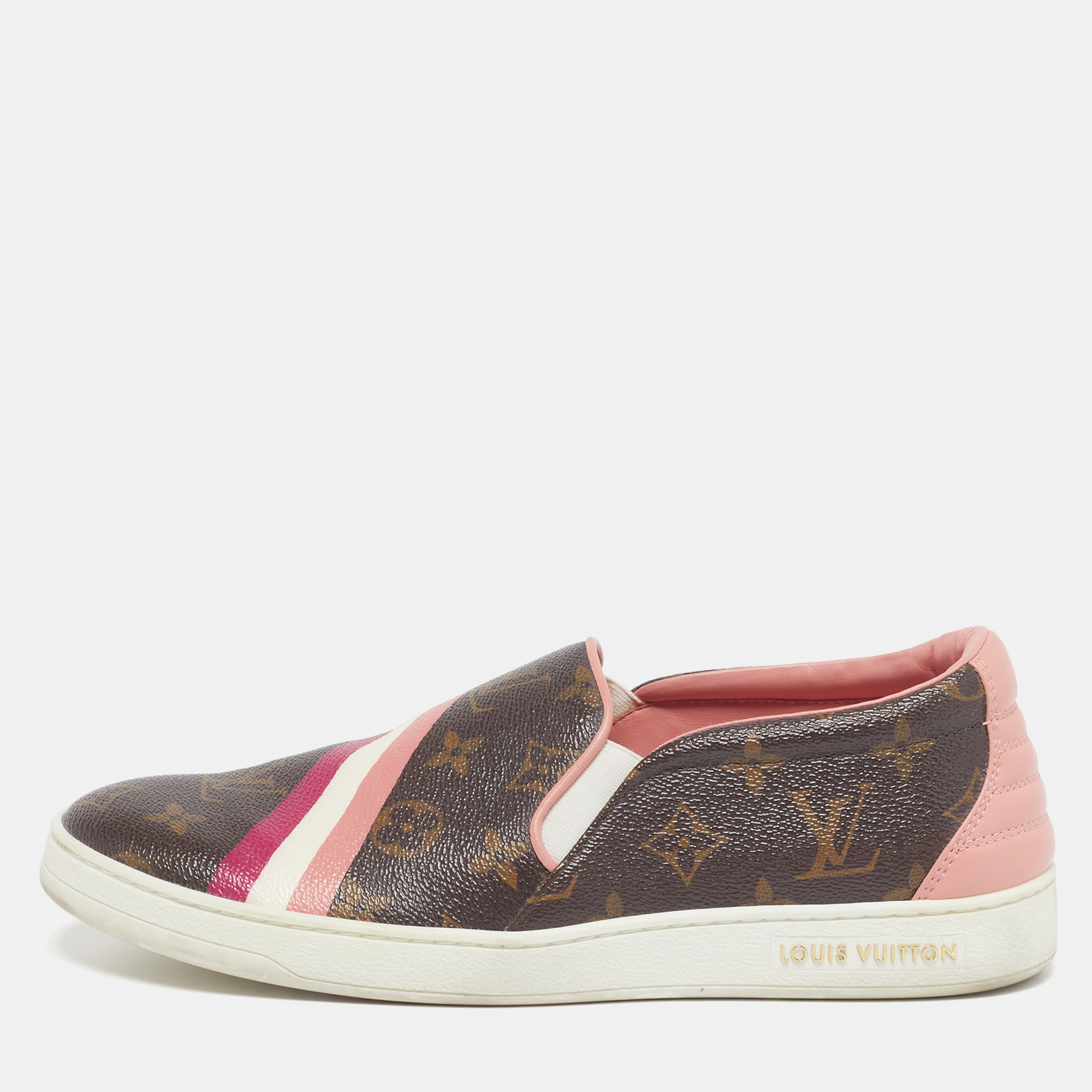 

Louis Vuitton Frontrow Size  Multicolor Monogram Canvas and Leather Low Top Sneakers
