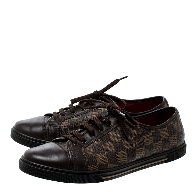Louis Vuitton Damier Ebene Low Top Sneakers
