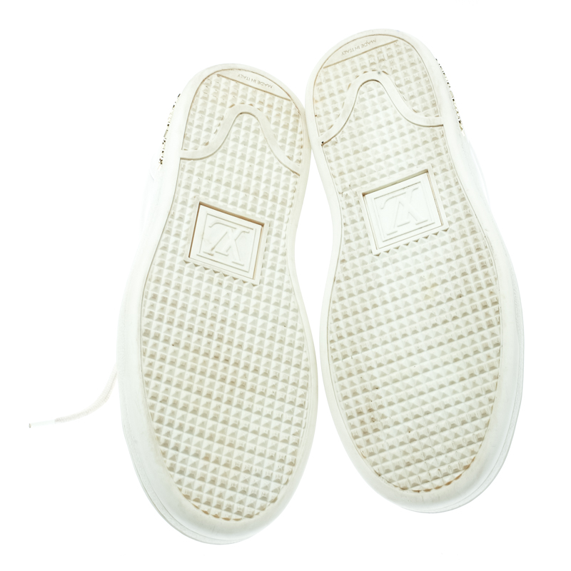 Louis Vuitton® Frontrow Sneaker White. Size 35.0 in 2023  White shoes  women, Sneakers white, Womens shoes sneakers