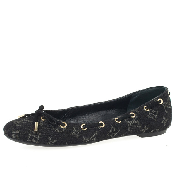 مملوكة مسبقًا Louis Vuitton Monogram Denim Oasis Ballet Flats Size 41