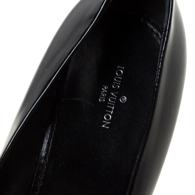 NEW LOUIS VUITTON MADELEINE BALLERINAS SHOES 40 BLACK PATENT LEATHER SHOES  ref.470945 - Joli Closet