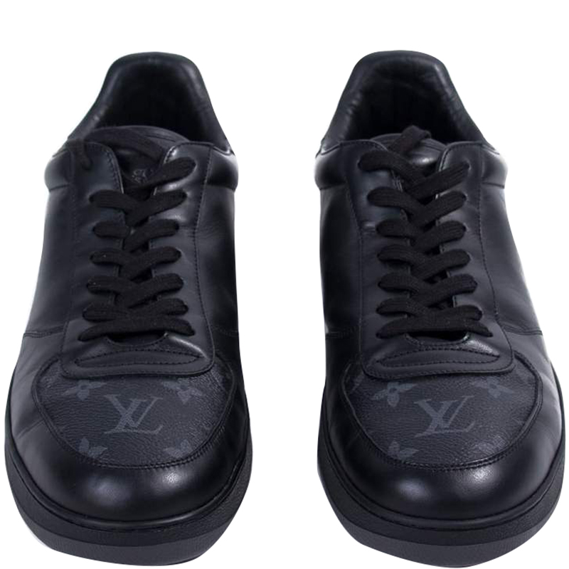 

Louis Vuitton Monogram Eclipe Canvas and Leather Match-Up Sneakers Size, Black