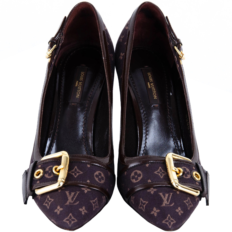 

Louis Vuitton Monogram Canvas Pumps Size, Brown