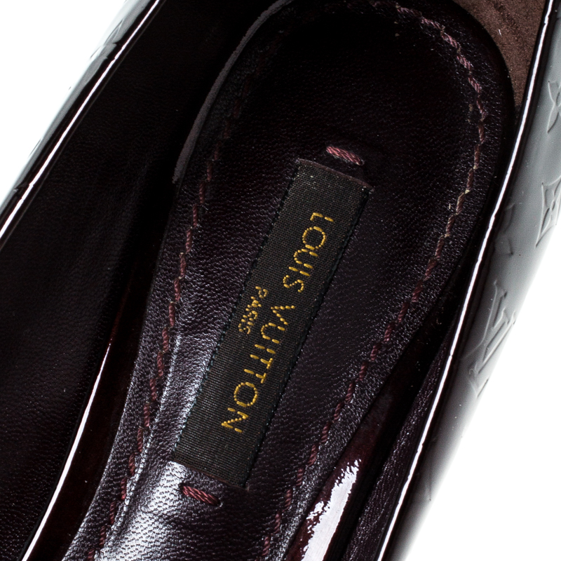 Louis Vuitton, Shoes, Louis Vuitton Amarante Monogram Vernis Allamanda