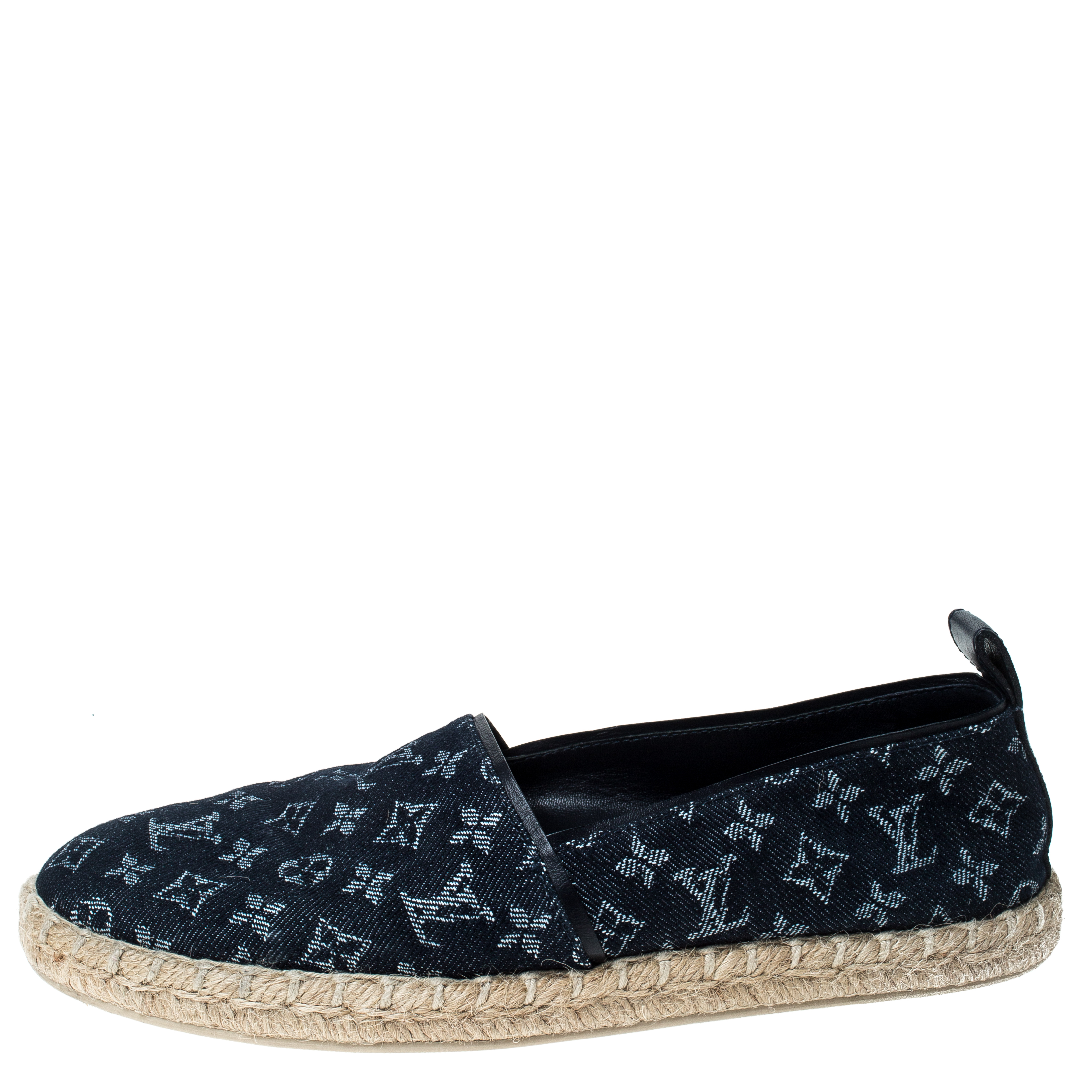 

Louis Vuitton Monogram Denim Espadrille Loafers Size, Blue