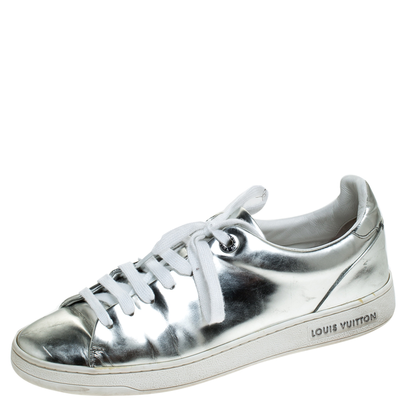 silver louis vuitton shoes