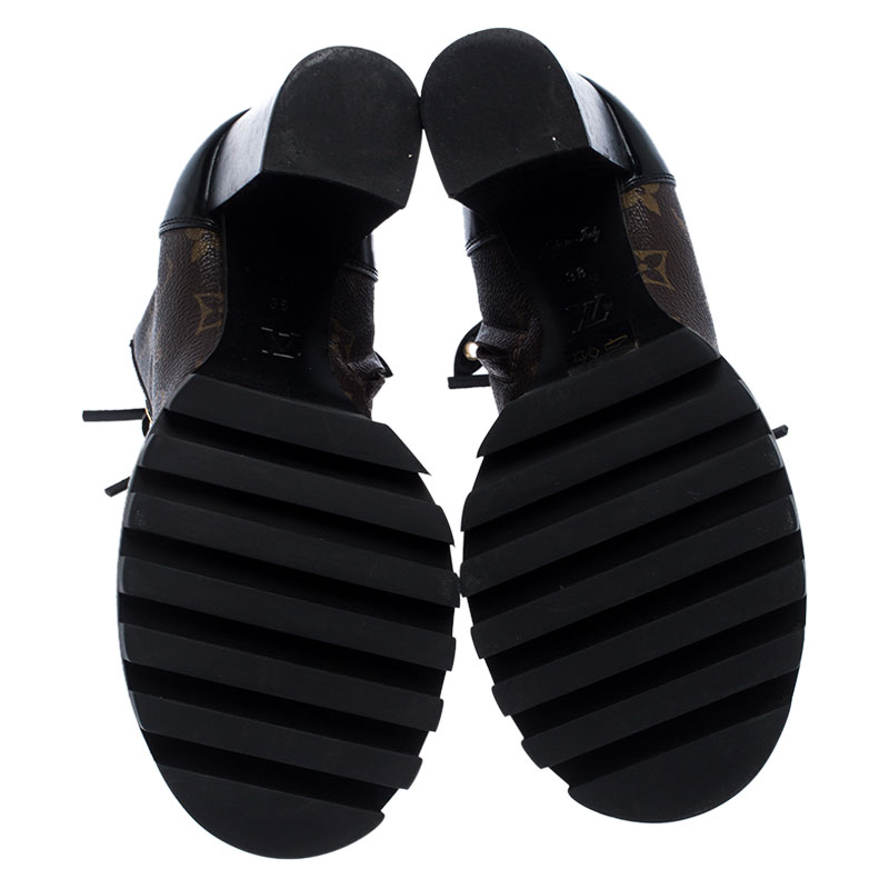 louis vuitton shoes 1a2Y7X STAR TRAIL MONOGRAM BOOTS 38.5 Boots Brown  Leather ref.791562 - Joli Closet