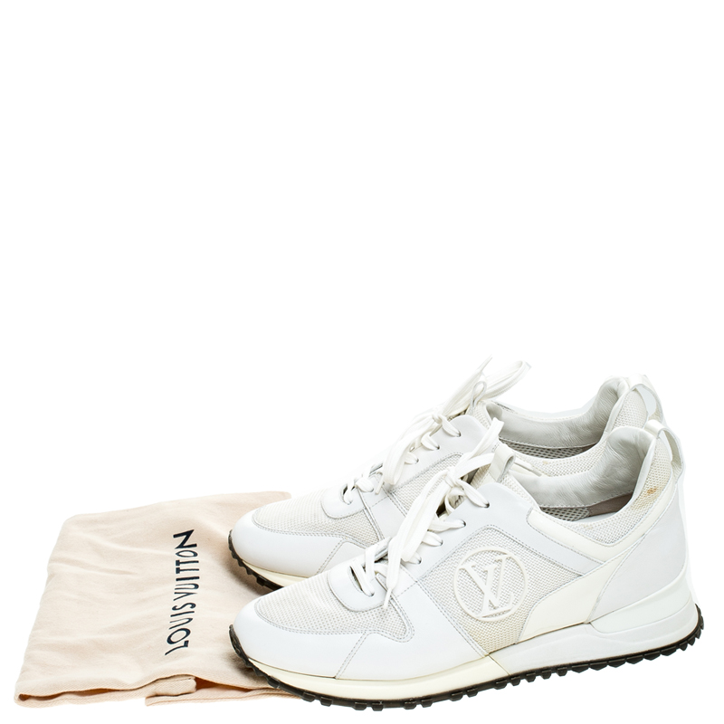 Run away leather trainers Louis Vuitton White size 40 IT in Leather -  33168327