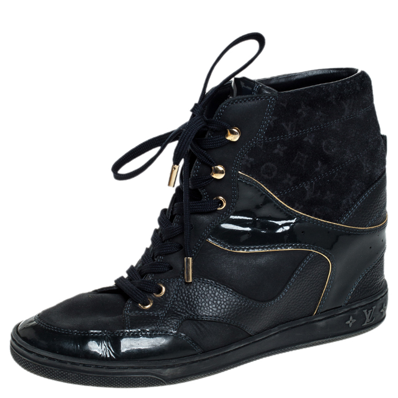 Louis Vuitton, Shoes, Louis Vuitton Millennium Sneakers Wedge Price To  Sell