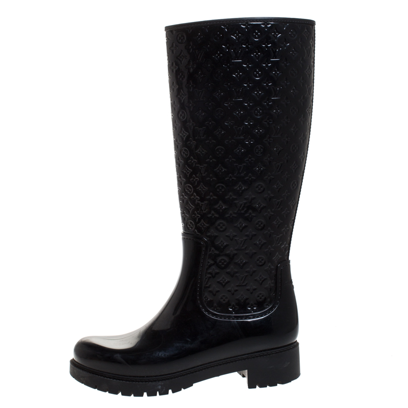 louis vuitton pink rain boots