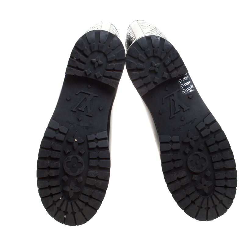 Louis Vuitton Platform Rubber Rain Boots - Black Boots, Shoes - LOU125813