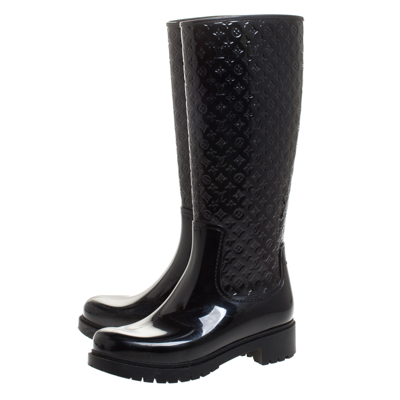 Louis Vuitton Rubber Rain Boots w/ Tags - ShopStyle