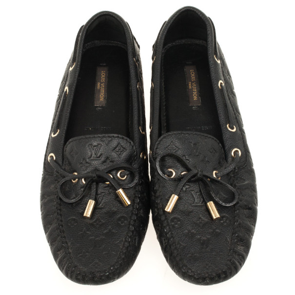 Leather espadrilles Louis Vuitton Black size 38 EU in Leather - 28090310