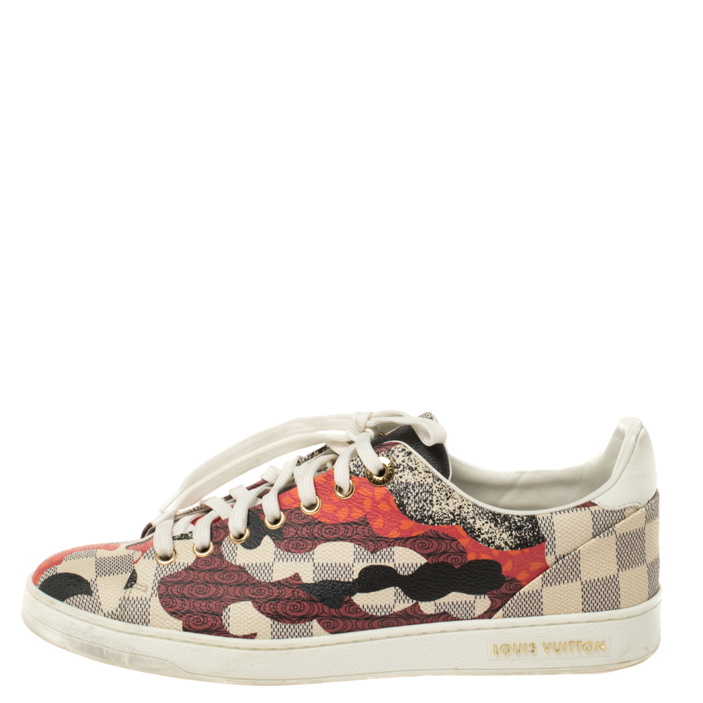 

Louis Vuitton Multicolor Damier Azur Canvas Overcloud Lace Up Sneakers