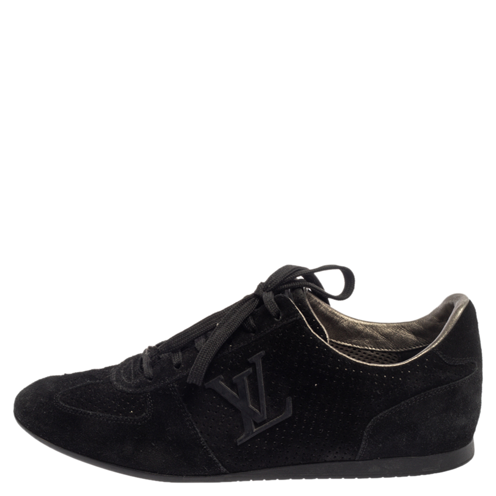 

Louis Vuitton Black Suede Vibes Sneakers Size