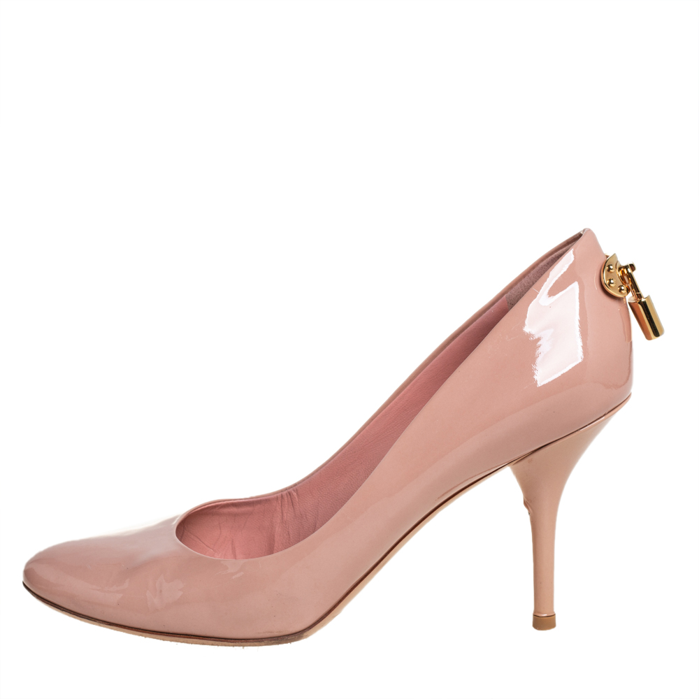 

Louis Vuitton Pink Patent Leather Oh Really! Pumps Size