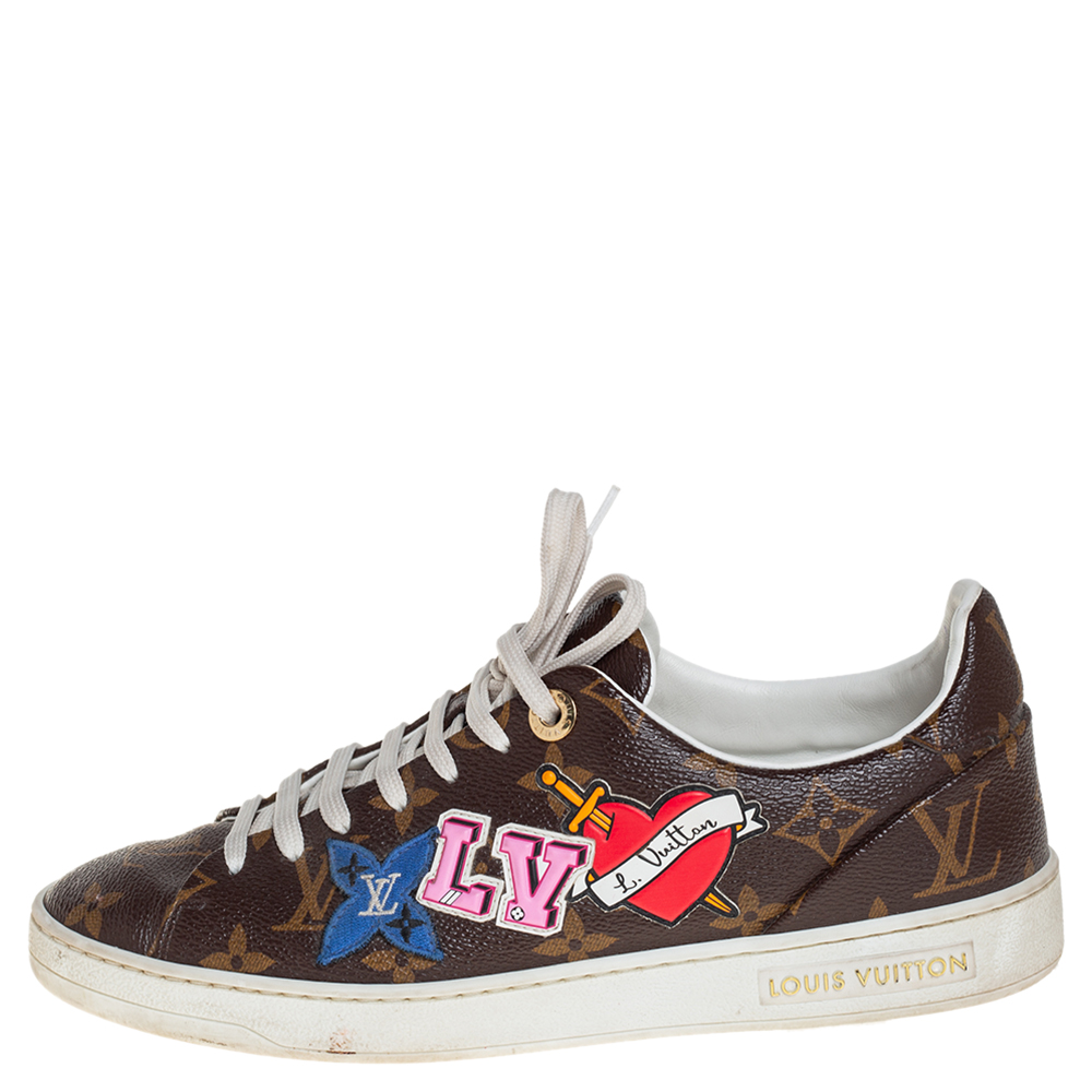 

Louis Vuitton Brown Monogram Canvas Sneakers Size