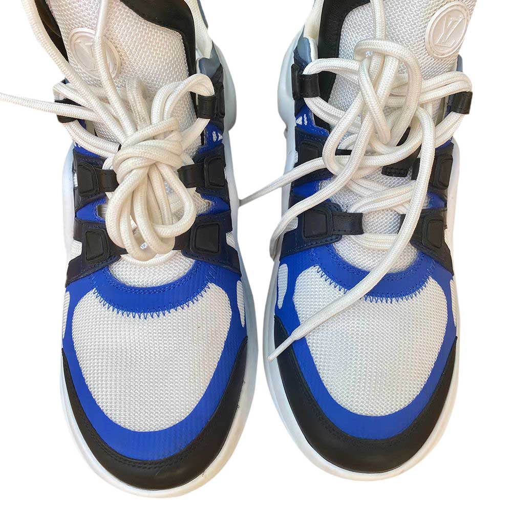 

Louis Vuitton White and Multicolor Leather Archlight Sneakers Size IT