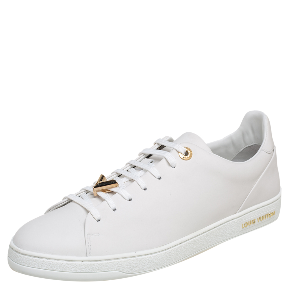 lv sneakers white and gold