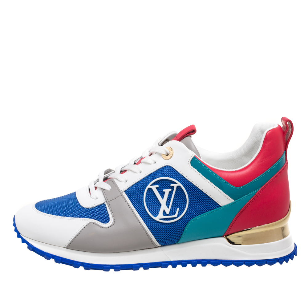

Louis Vuitton Multicolor Leather And Mesh Run Away Sneakers Size