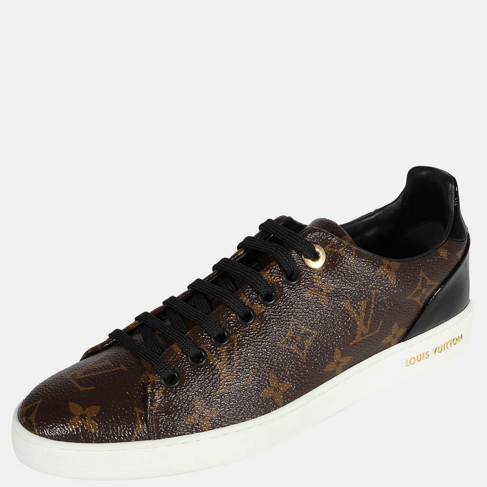 

Louis Vuitton Monogram Frontrow Sneaker EU, Black